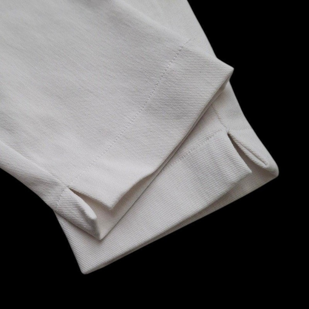 Time and Tru Pants M S White Cropped Stretch Pull On Pockets Casual Career - Picture 6 of 11